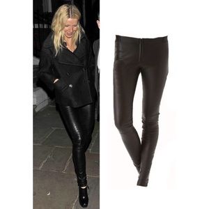 Alice + Olivia Vegan Leather fitted pants